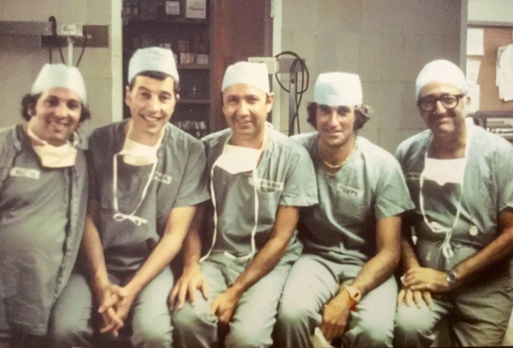 the flying doctors teaching team of the aagl circa 1975